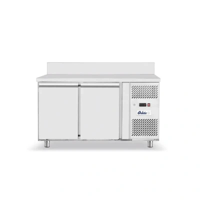 Afbeelding van Vrieswerkbank Hendi, RVS, 2 deurs, 136(b)x70(h)x85(d), 230V