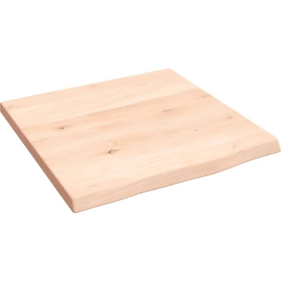 Afbeelding van vidaXL Wastafelblad 40x40x2 cm onbehandeld massief hout