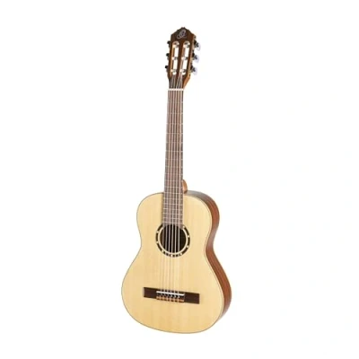 Afbeelding van Ortega R121L 1/2 NT linkshandig Natural, incl. Bag Klassieke gitaar voor linkshandigen