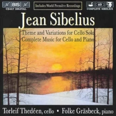 Afbeelding van Torleif Thedéen &amp; Folke Gräsbeck Sibelius: Complete Music For Cello And Piano (CD)