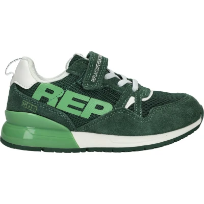 Afbeelding van Replay Sneakers laag voor kinderen, Maat: 34, green Leer en textiel
