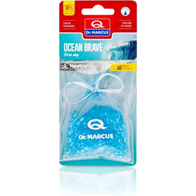 Afbeelding van Dr. Marcus Ocean Brave Fresh bag luchtverfrisser met neutrafresh technologie Geurhanger Tot 50 dagen geurverspreiding 20 Gram