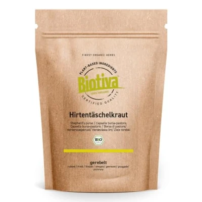 Afbeelding van Biotiva Biologisch herdersgras, thee, 250 g, gebotteld en gecontroleerd in Duitsland (DE ÖKO 005)