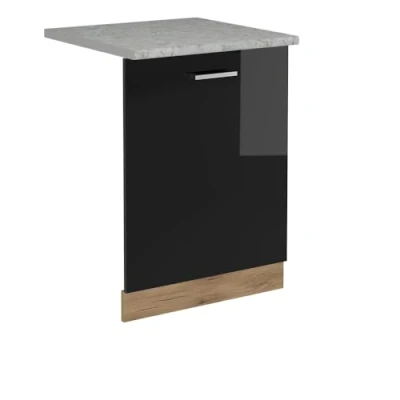 Afbeelding van Vicco R Line 60 cm , WB Marmer Zwart hoogglans