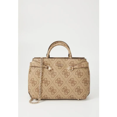 Afbeelding van Guess Lorelei Girlfriend Satchel Handtas, Dames, Maat: One Size, Latte