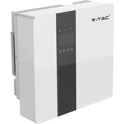 Afbeelding van V TAC VT 66036103 Zonne omvormers Enkel fase Hybride Wit IP65