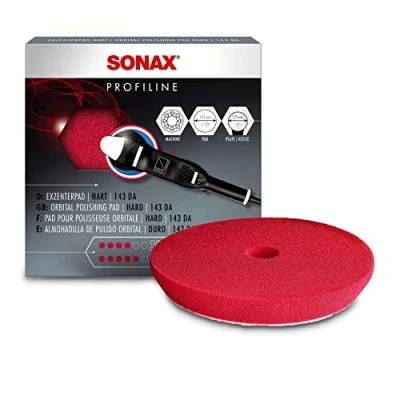 Afbeelding van SONAX Excentrische harde pad 143 DA (1 stuk) polijstschijf met fijne poriën voor het polijsten van bekraste en verweerde voertuiglakken, ref. 04934000