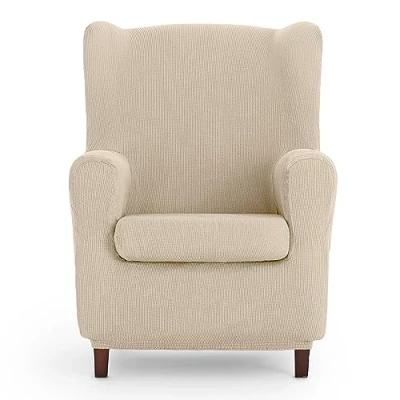 Afbeelding van Hoes voor een oorfauteuil Eysa ULISES Wit 80 x 100 90 cm