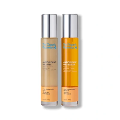 Afbeelding van The Organic Pharmacy Antioxidant Face Gel &amp; Serum DUO 70 ml