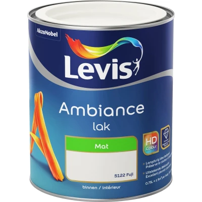 Afbeelding van Levis verf Ambiance lak mat 750ml fuji