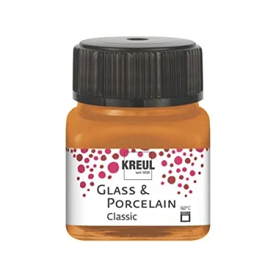 Afbeelding van Glasverf Porseleinverf Metallic Goud Brons Classic Glazuur look Kreul 20 ml