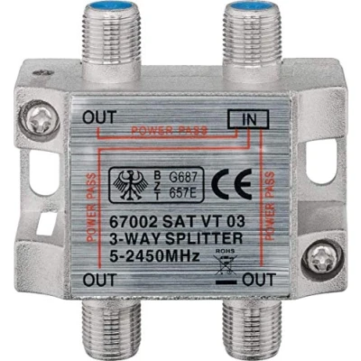 Afbeelding van Goobay Sat Vt 03 Satellietsignaalverdeler 3 Voudig 5 2450 Mhz