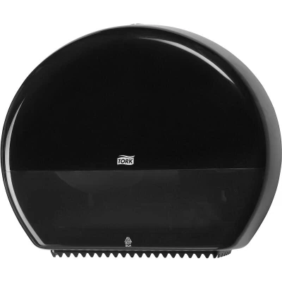 Image de TORK 554008 distributeur de papier toilette jumbo plastique noir T1