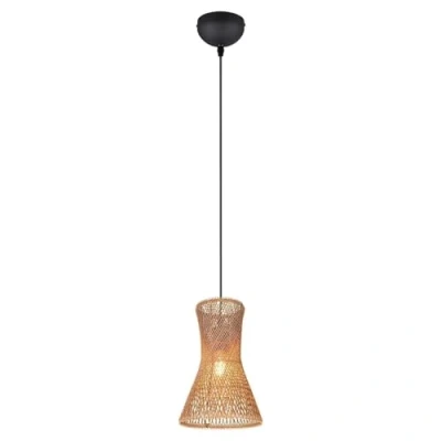 Afbeelding van REALITY BIJOU Hanglamp Zwart mat excl. 1x E27 4 W Plafondbevestiging In hoogte verstelbaar Casalum