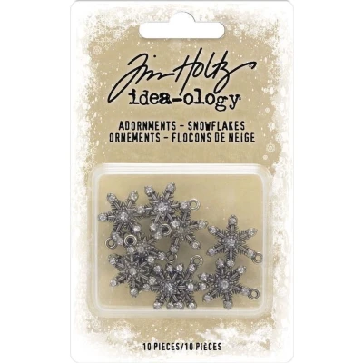 Afbeelding van Idea ology Tim Holtz Adornments Snowflakes (TH94200)