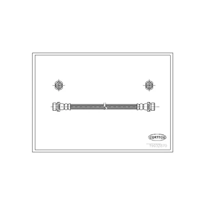 Afbeelding van CORTECO 19032870 Remslang Achteras 440