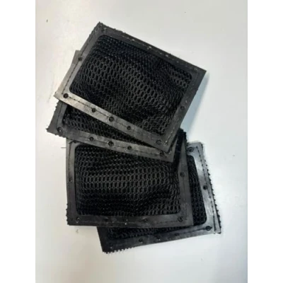 Afbeelding van Extra pads voor Vibration Leg Trainer 4 stuks zwart Gaasje Netje over massagefunctie onderdelen vervangingsonderdeel