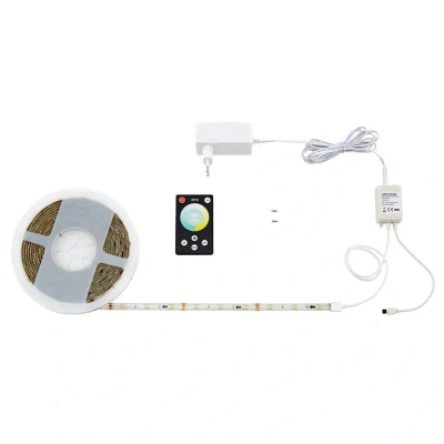 Afbeelding van BRILONER LED Strip 2032150P met afstandsbediening CCT kleurtemperatuurregeling dimbaar zelfklevend 24W 1650 lm 5m wit