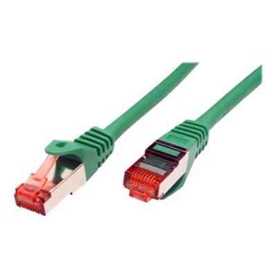 Image de Roline Cordon de raccordement RJ 45 (M) pour 5 m SFTP, PiMF CAT 6 sans halogène, moulé, bloqué vert