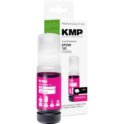 Afbeelding van KMP Navulinkt vervangt Epson 102, T03R3 Compatibel Magenta E184 1642,0006