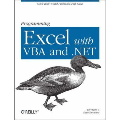 Afbeelding van Programming Excel with VBA and .NET