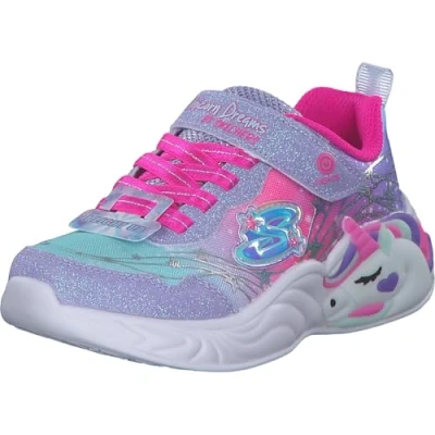 Afbeelding van Skechers Unicorn Dreams Sneakers laag voor kinderen, Maat: 33, Lavender/hot pink Textiel