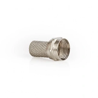 Afbeelding van F connector 7.5 mm plug Nedis (Mannelijk, Metaal)