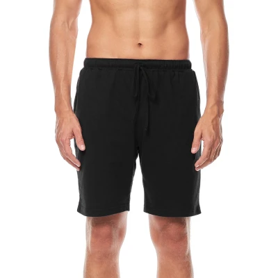 Afbeelding van Timone TI TI30 114 PP Heren Pajamabroek kort Pyjamashorts met zakken elastische tailleband koord 100% Katoen Zwart M