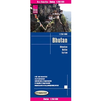 Afbeelding van Reise Know How Landkarte Bhutan 1 : 250.000