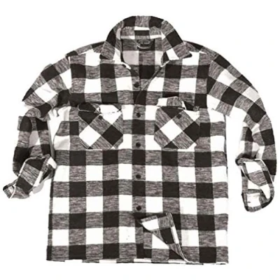 Afbeelding van Houthakkershemd Canada Zwart/Wit Maat 3XL