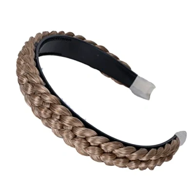 Afbeelding van PRETTYSHOP Haarband Met Vlecht Haarstukje Haarlint Blond Mix HR3