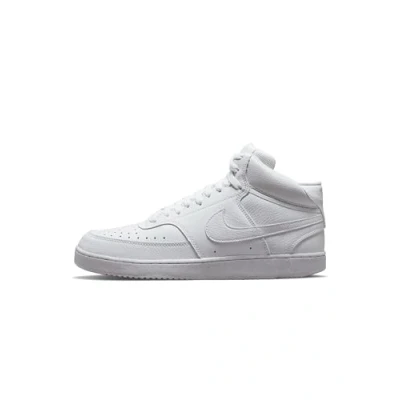 Afbeelding van Nike Heren Casualschoen Court Vision Mid Next Nat 101 White/black white