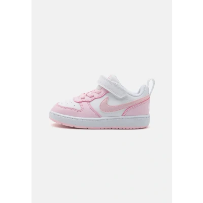 Afbeelding van Nike Sportswear Court Borough LOW Recraft (TD Sneakers laag voor kinderen, Maat: 23.5, White/pink foam Hoogwaardig imitatieleer
