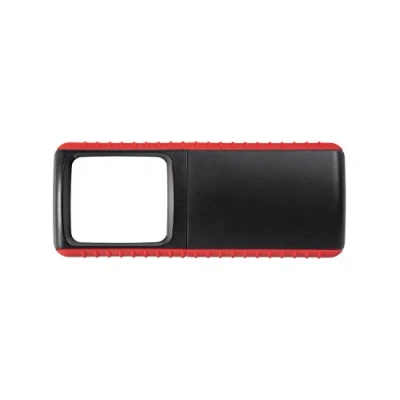 Image de WEDO Loupe Outdoor rectangulaire à éclairage LED, rouge