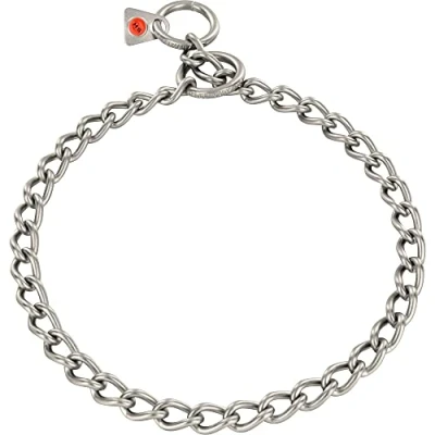 Afbeelding van Hondenhalsband Hs Sprenger Zilverkleurig 3 mm Schakels Gedraaid 60 cm