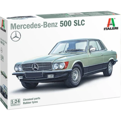 Afbeelding van 1:24 Italeri 3633 Mercedes Benz 500 SLC Car Plastic Modelbouwpakket