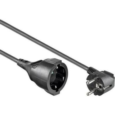 Afbeelding van 1 m Schuko verlengsnoer