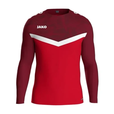 Afbeelding van JAKO Sweater Iconic rood/wijnrood L / 128