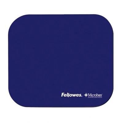 Image de Fellowes Microban tapis de souris bleu marine