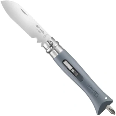 Image de Couteau Bricolage N09, 8 cm Opinel 1792, Gris