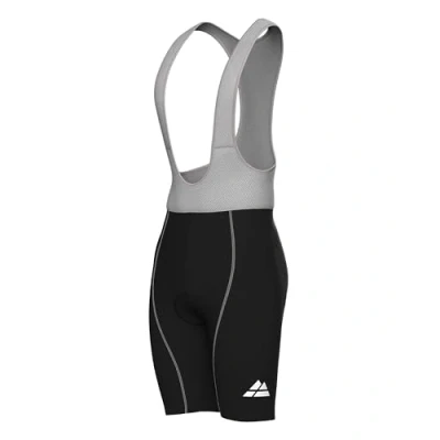 Afbeelding van DANISH ENDURANCE Fietsbroek, 3D bekleding, shorts of fietsbroek voor heren, ademend bib &amp; stretch, 1 verpakking, Zwart/Grijs