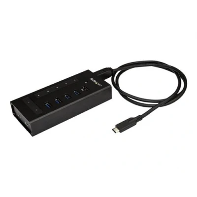 Image de StarTech.com Hub USB C à 7 ports en métal Concentrateur Type vers 5x A et 2x 3.0 Montable (HB30C5A2CST) (hub) 5 x SuperSpeed + 2 de bureau pour P/N: SVA12M5NA