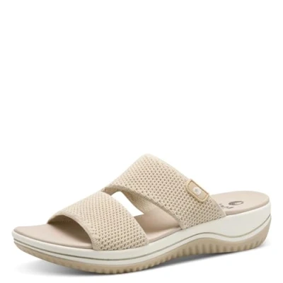 Afbeelding van Jana Dames Slipper 27270 499 Beige Wijdte H Maat 41