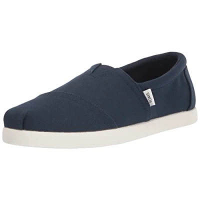 Afbeelding van TOMS Instappers, Heren, Maat: 42, Navy Textiel