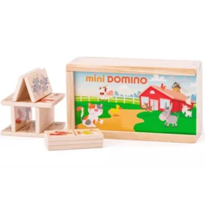 Afbeelding van Woody mini domino dieren