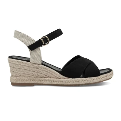 Afbeelding van Tamaris Espadrilles, Dames, Maat: 36, Black Textiel