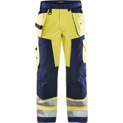 Afbeelding van Blaklader Werkbroek High Vis 1568 1811 Geel/Marineblauw C44
