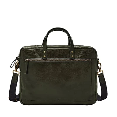 Afbeelding van Fossil Haskell Werktas voor heren, 40,64 cm L x 7,62 W 30,48 H groen, Groen