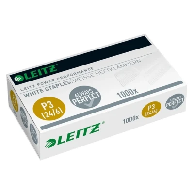 Image de Agrafes Leitz 24/6 blanc 1000 pcs