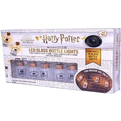 Afbeelding van Harry Potter LED Glazen Fles Lampen 1,65m